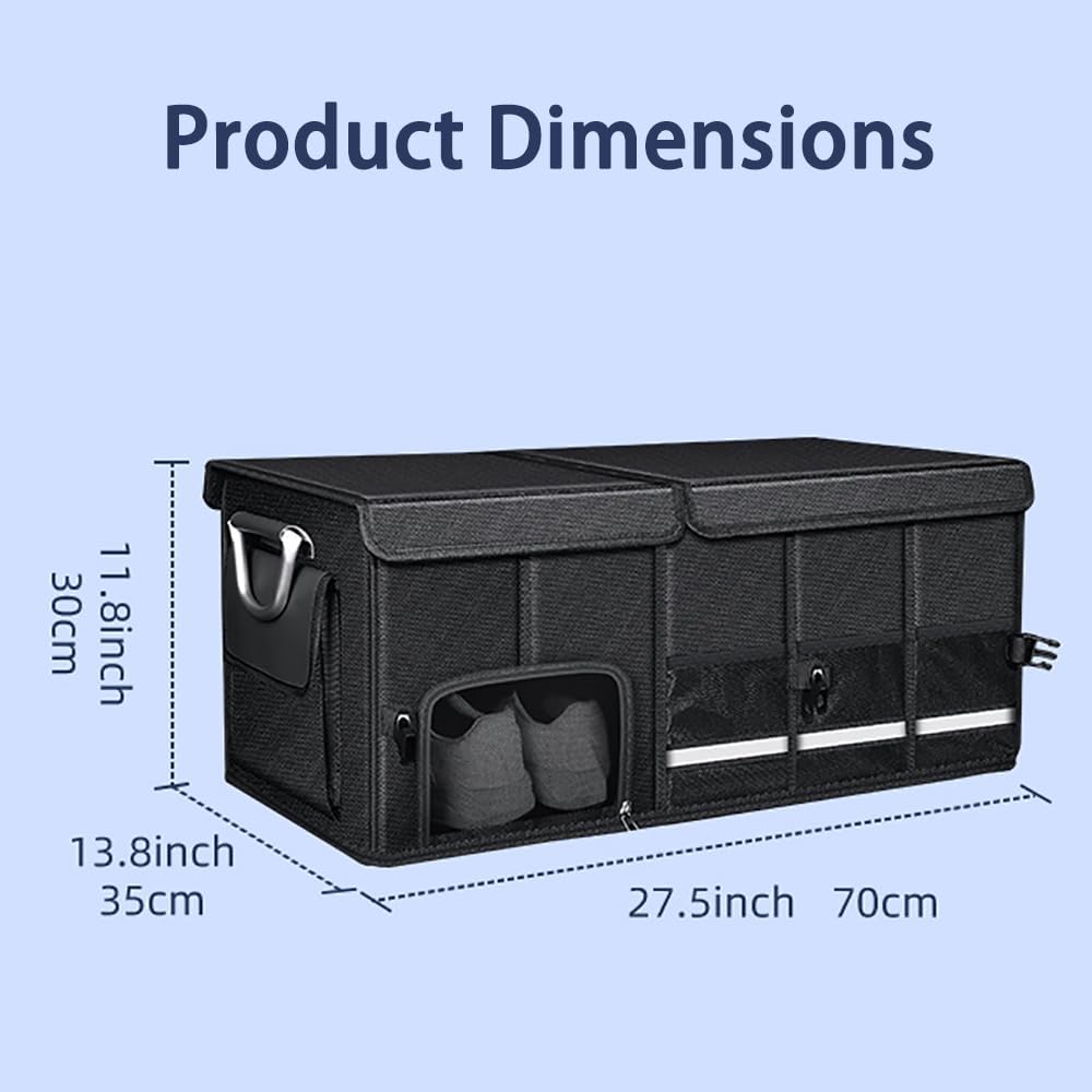 Foldable 600D Oxford Car Trunk Organizer for Hyundai Accent