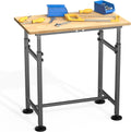 32" Adjustable Rubberwood Workbench 1500 LBS
