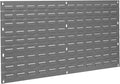 30136 Grey 36"x19" Louvered Wall Storage Panel