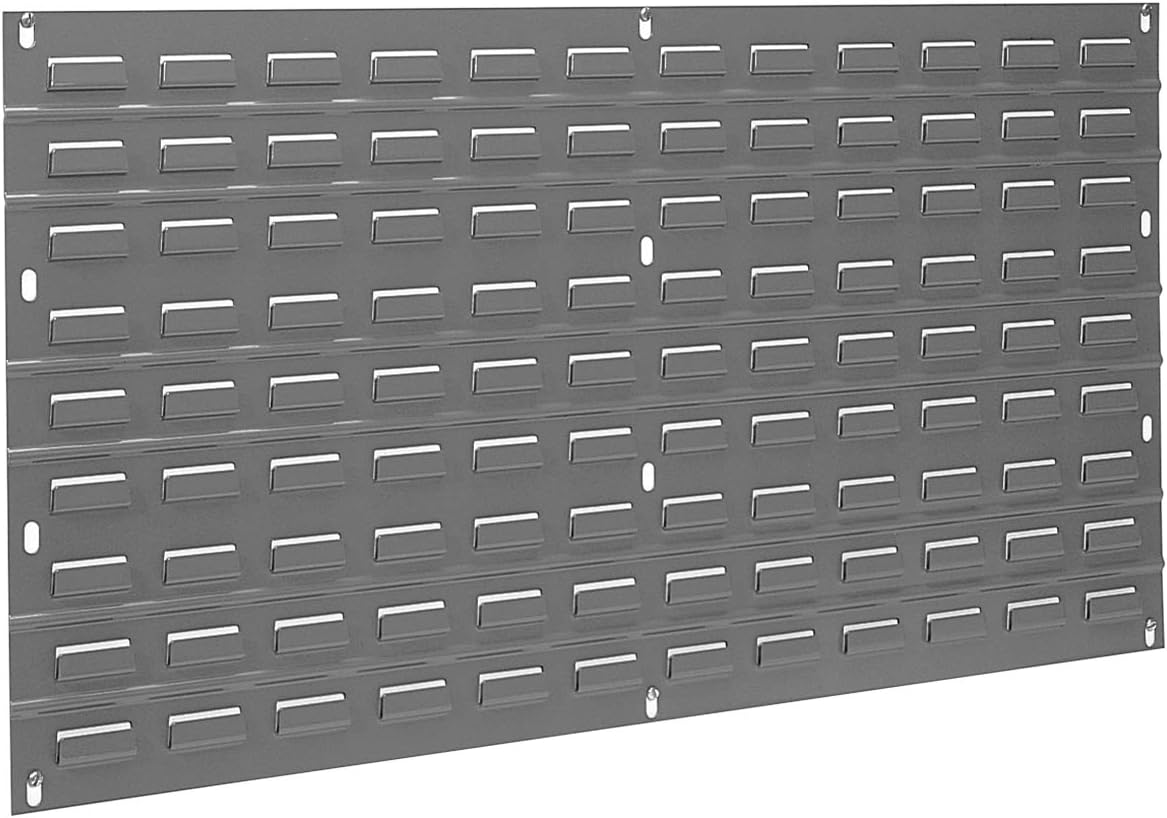 30136 Grey 36"x19" Louvered Wall Storage Panel