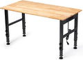 48" Adjustable Hardwood Workbench