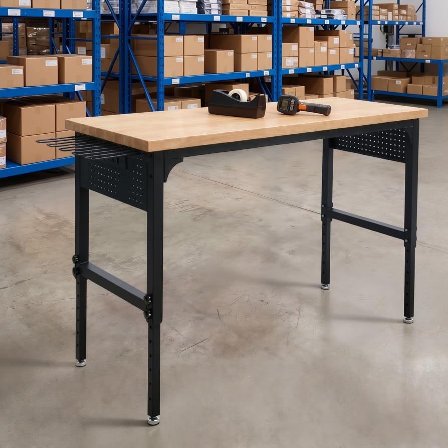 60" Heavy Duty Pegboard Workbench
