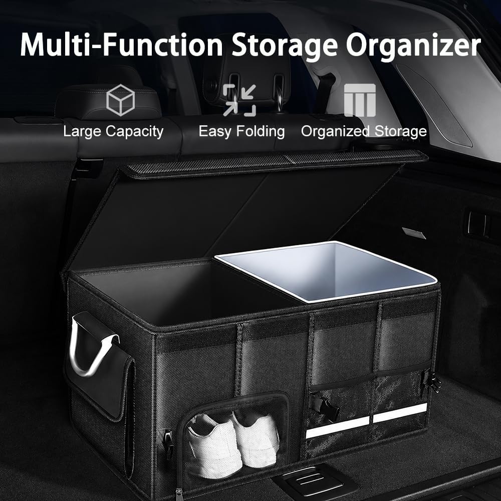 Foldable 600D Oxford Car Trunk Organizer for Hyundai Accent