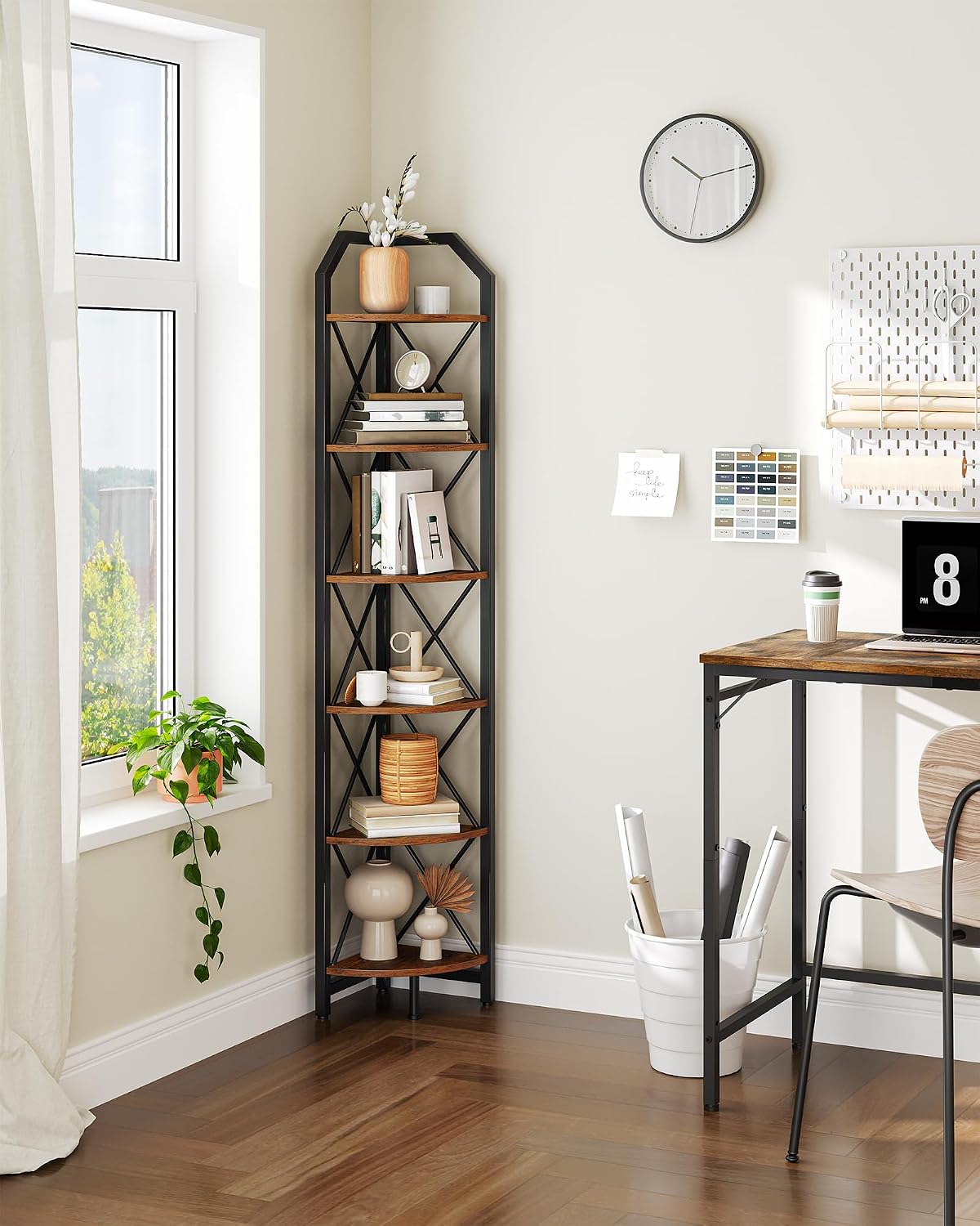 71.2" Industrial Corner Shelf