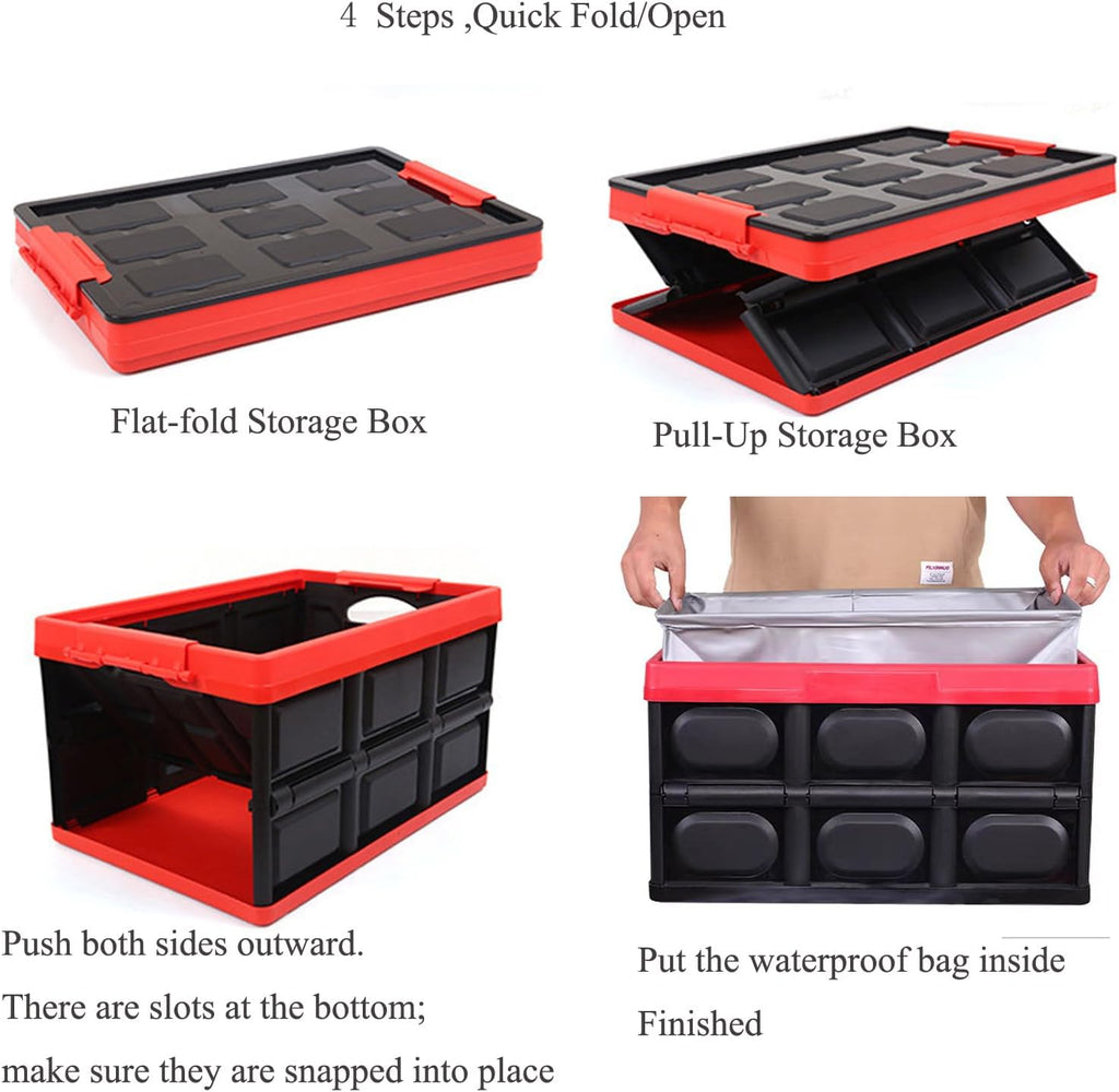 Hard Plastic Waterproof Car Storage Bin