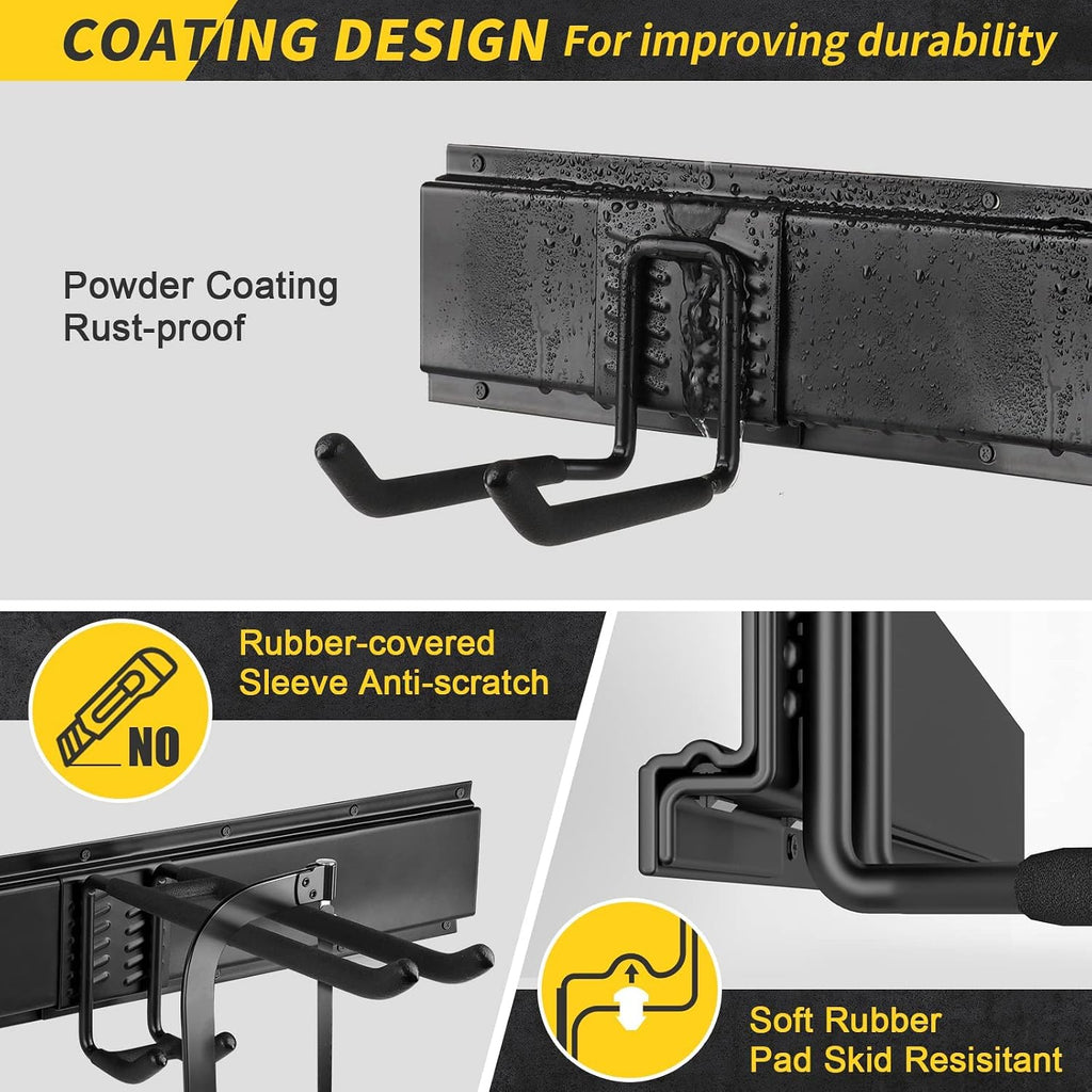48" Wall Mount Garage Tool Storage Rack 440 LBS