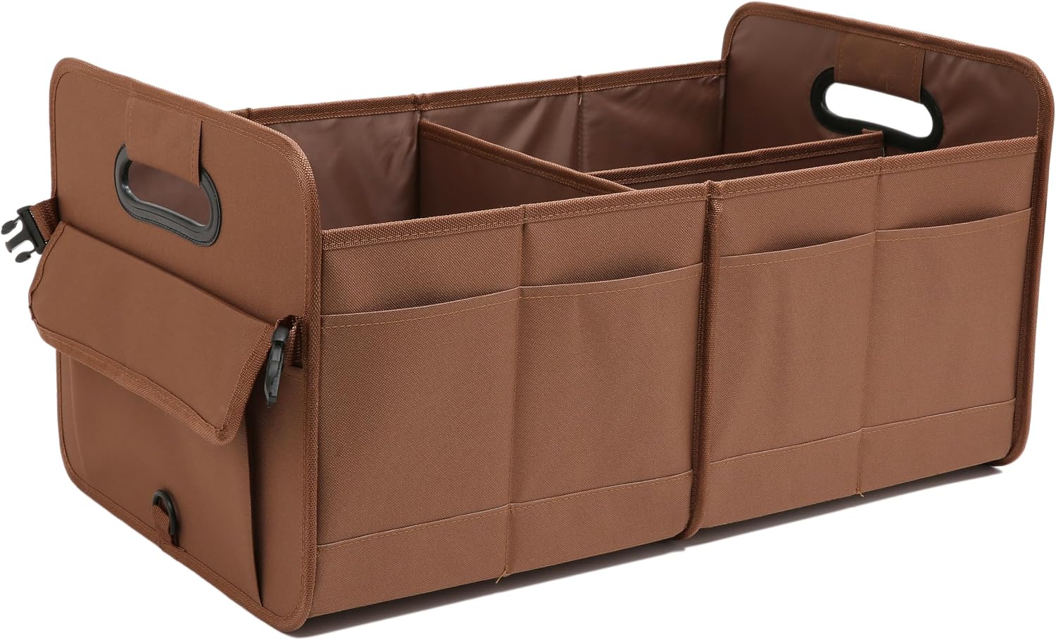 Brown Foldable Car Trunk Organizer