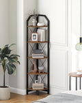 Industrial 5-Tier Corner Plant Shelf