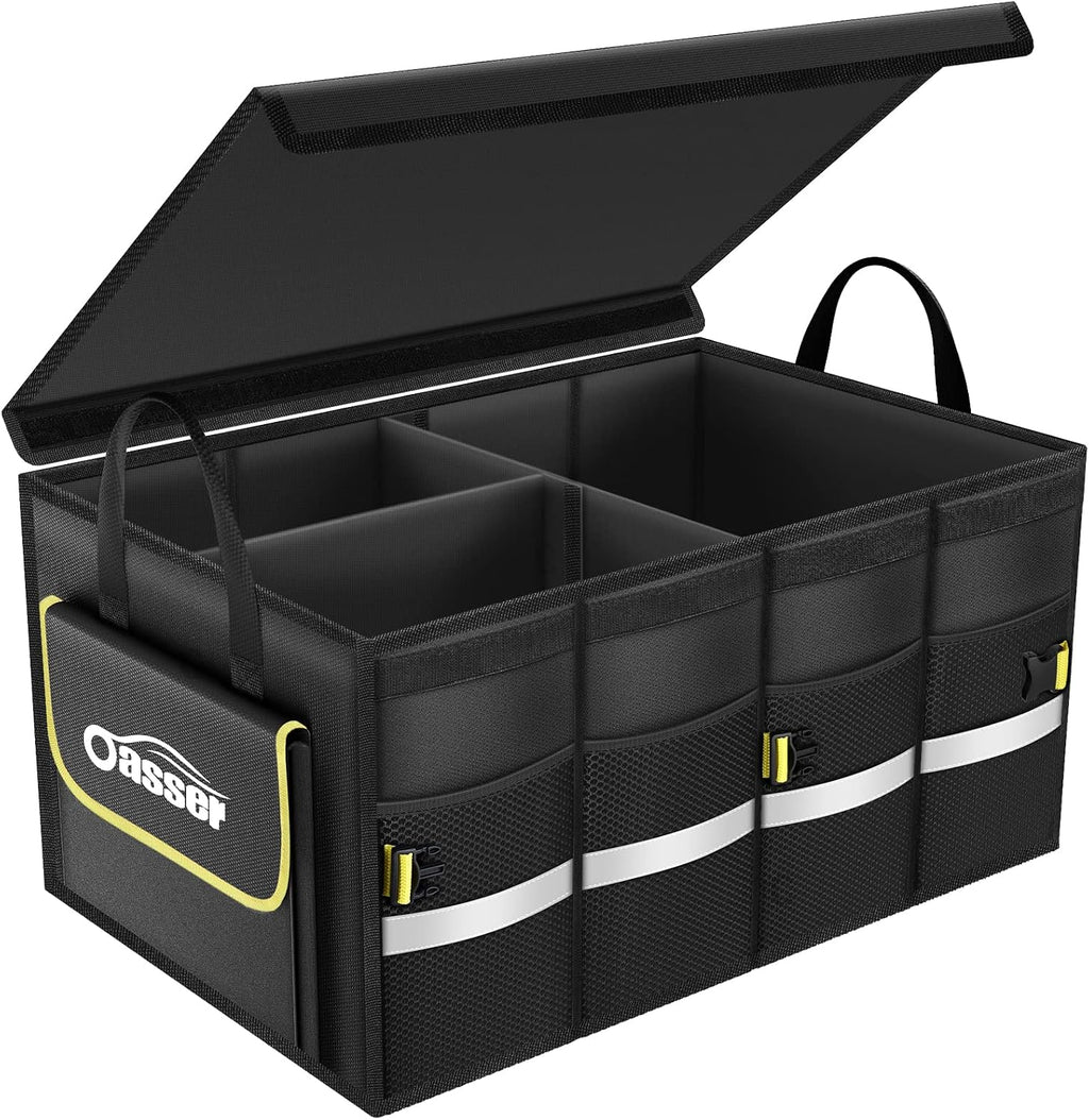 Waterproof 3-Compartment Car Trunk Organizer