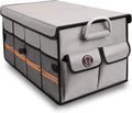 Grey Collapsible Car Trunk Organizer